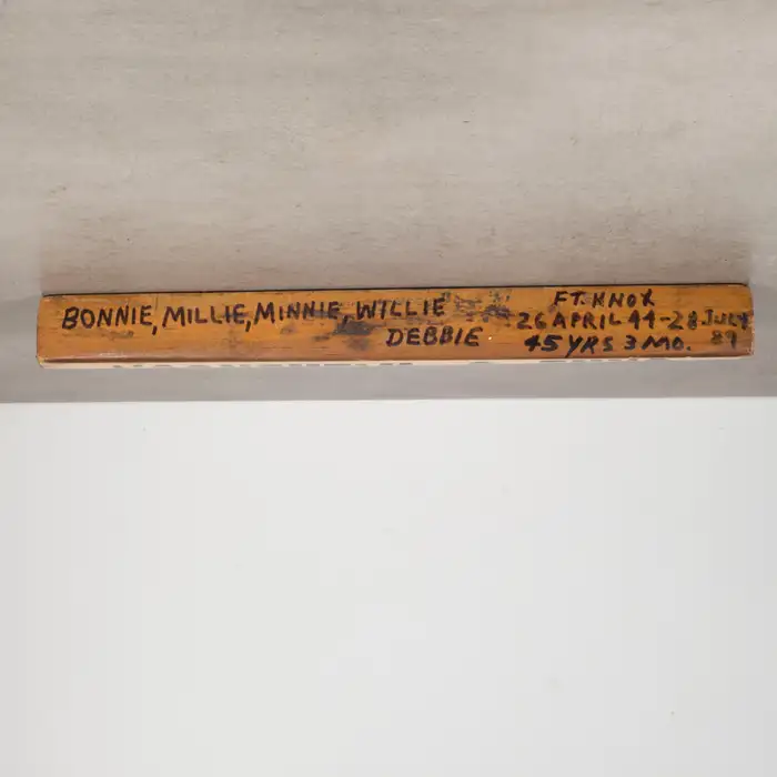 Vintage Desk Sign, circa 1944 - Image 5